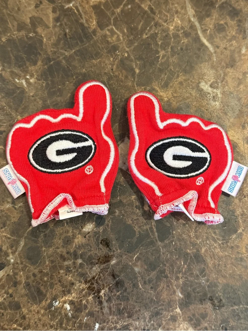 University of Georgia Infant Mittens